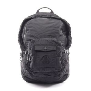 Moncler MAKAIO Nylon Leather Backpack Black